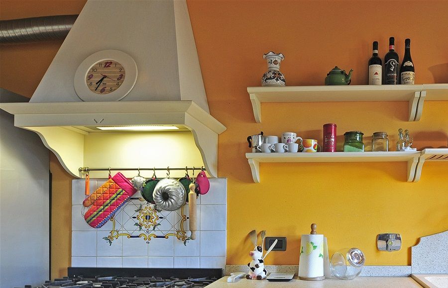 Kitchen is fully equipped for cooking needs of a family:-).